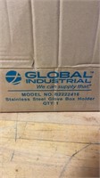 Global Industries Stainless Steel Glove Box Holder