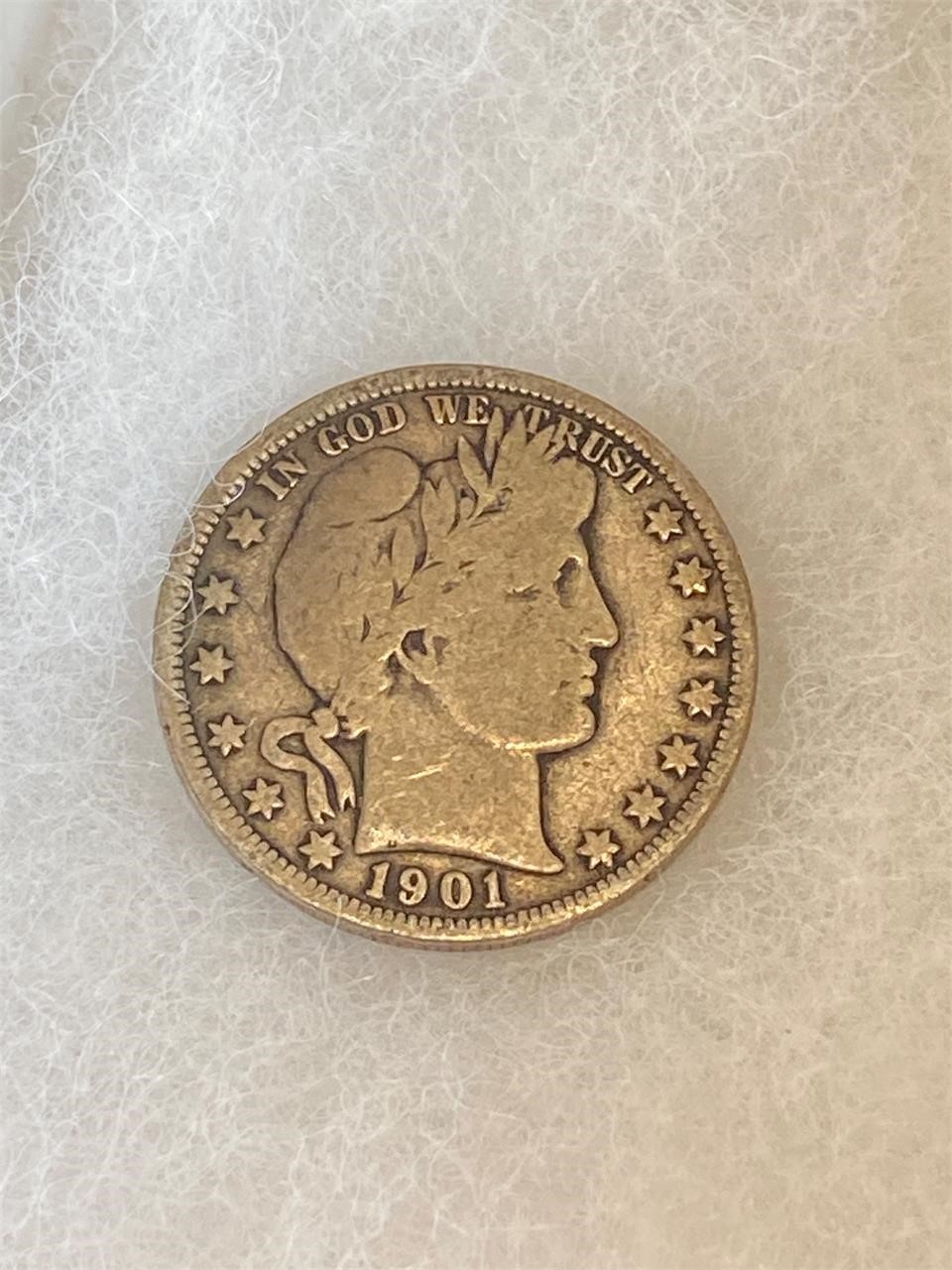 1901 O Barber Half