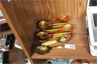 HAND PAINTED LACQUERED SPOONS