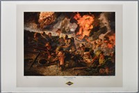 James Dietz Army Rangers D-Day S/N Print