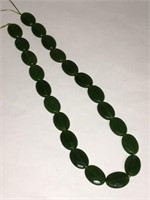 Green Jade Necklace Strand