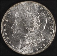 1887 MORGAN DOLLAR CH BU