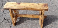 Rustic Deck Side Bench - Local pickup only