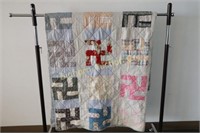 Vintage Quilt Approx. 68" x 69"