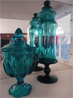 Teal style canisters