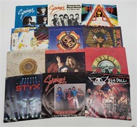 Vinyl Records 45RPM - Van Halen, Aerosmith, GunsN+