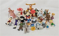 Lot Of Assorted Cartoon Character Figures