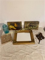 Lot of Household Decor and Mirror
