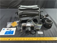 Minolta XG-1 Camera w/ Bag & Accessories
