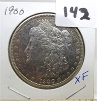 1900 Morgan silver dollar