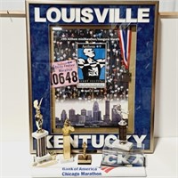 Kentucky Louisville Marathon Plaque, Trophies