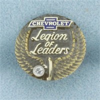 Vintage Chevrolet Legion of Leaders Diamond Pin in