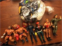 Lot of vintage Rambo/ Masters of the Universe toys