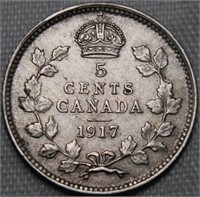 Canada 5 Cents 1917