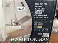 Hampton Bay Madison 52in LED Indoor Color