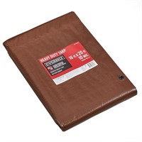 C1229 16 ft. x 20 ft. Brown/Silver Heavy Duty Tarp