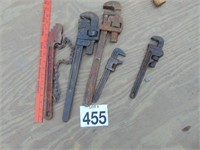 Pipe Wrench Lot