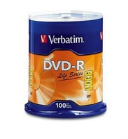 Verbatim Life Series DVD-R 4.7GB 16x Recordable Bl