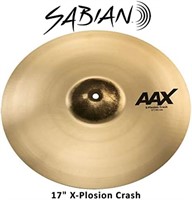 SABIAN 17" AAX X-Plosion Crash, Brilliant Finish