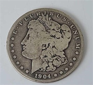 - 1904S Morgan Silver Dollar