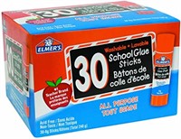 Elmer's All-Purpose School Glue Sticks 30pk, 8g