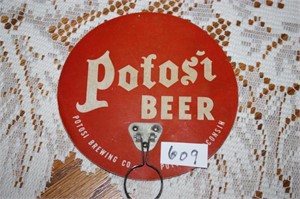 Potosi Bottle Display Holder - Round - Red