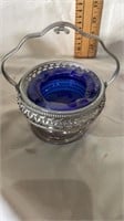 cobalt blue ash tray and more