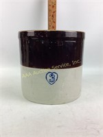 Brown glazed Crock Pottery. Please see photos for