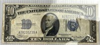 1934 Washington DC Blue Seal Ten Dollar