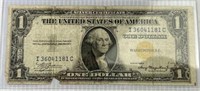 1935 A Washington DC Yellow Seal One Dollar