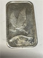 Old Style Flying Eagle Silvertowne Silver Bar