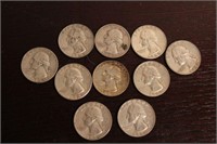 SELECTION OF 1960'S SILVER QUARTERS
