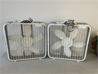 pair of box fans