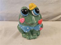 Vintage 1960s Ceramic Frog Bank