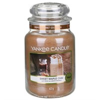 Yankee Candle Sweet Maple Chai Scented Candle,