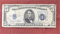 1934D $5 SILVER CERTIFICATE