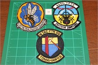 43rd TFS; 425th TFTS; 16th TFS (3 Patches) USAF Mi