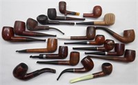 Lot of 20 Old Tobacco Smoking Pipes