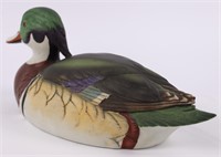 Vintage Japanese Wood Duck by Andrea Sadek