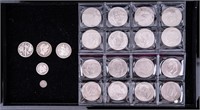 US Silver Halves & Eisenhower Dollars