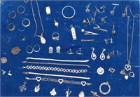 Vintage Sterling Jewelry Lot! Bracelets Rings ++
