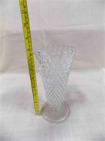 Vintage Indiana Glass Diamond Point Vase