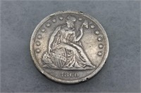 1860 O -  U.S. Trade Dollar - 26.5 Grams