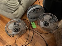 3 small fans