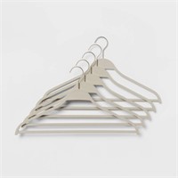 5pk Eco Recycled Hangers Gray - Brightroom™