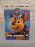 Paw Patrol 7 disc DVD party pack: new