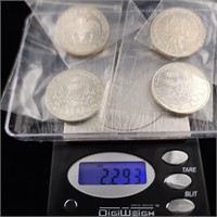 Silver 10 Deutsche Mark Silver Olympic Coin x 4