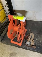 HOSE REEL HOOKS AND TRAILER BALL