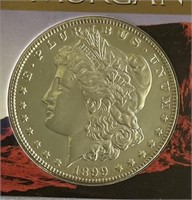 1899-P Morgan Silver Dollar MS63 BU PL COIN