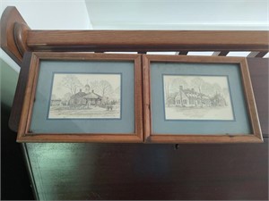 2 Williamsburg Prints by Clark Goff
